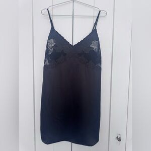 Forever 21 Black Lace Detail Chemise